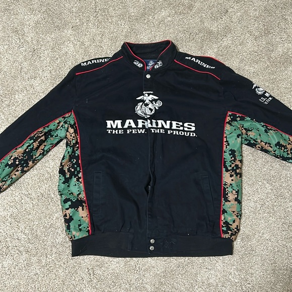 Nascar | Jackets & Coats | Nascar X Us Marines Racing Jacket Jeff ...